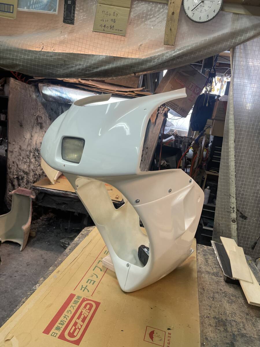 NSR50 ストリートカウリング・シートカウル・タンクカバーセット FRP製 白ゲル仕上げ 社外品拍卖
