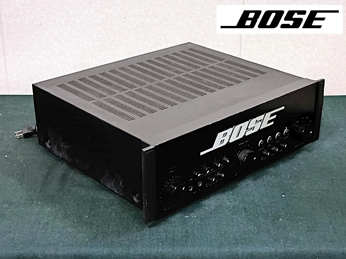 ◎高音質◎【BOSE/ボーズ プリメインアンプ 4702-Ⅲ コンパクト パワフル シンプル マイク接続可 音響機器 オーディオ】Q07024拍卖