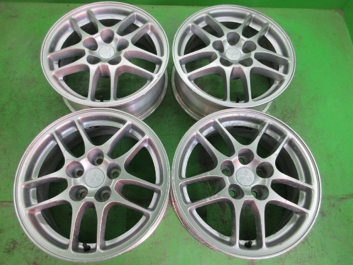 PCD114.3 三菱 レグナム VR-4純正 6.5j/+38 ハブ約67㎜ 4本 中古 旧車 タイプS USDM JDM 流用スペア交換などに!拍卖