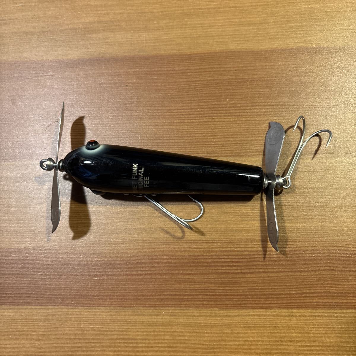 r771 クワイエットファンク オリジナルフィー ロング プロップ 黒 検索 ルアー アカシ ヒヨコ ティート バスポンド拍卖