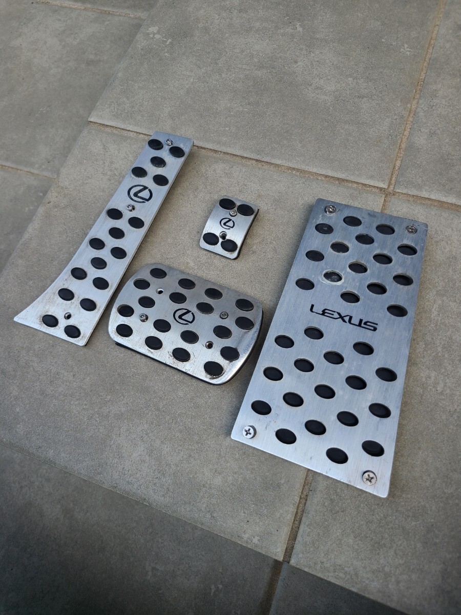 レクサス ブレーキ アクセル ペダル カバー 社外 セット GS LS など拍卖