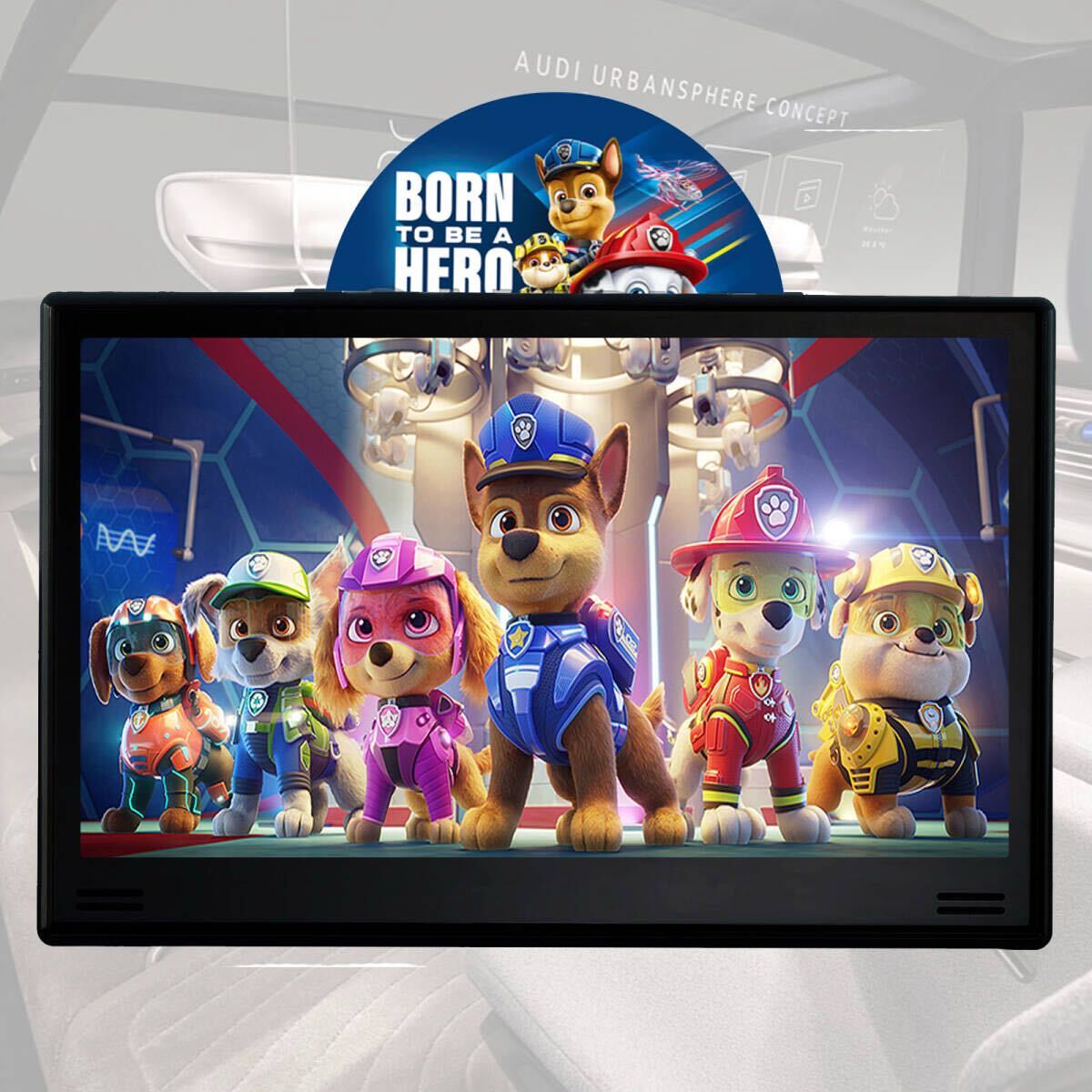 11.6インチ 車載用モニター DVDプレイヤー ヘッドレストモニター 車 HDMI対応大画面 後部座席 IPS液晶 日本語説明書 送料無料 1台拍卖