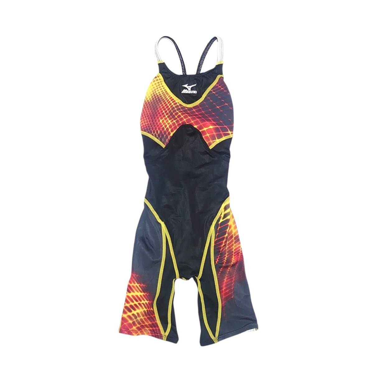 MIZUNO ミズノ 85OA-960 マイティライン アクセルスーツ ハーフスパッツ スイムウェア 高速水着 競泳 競技 ブラック オレンジ t-25x852拍卖