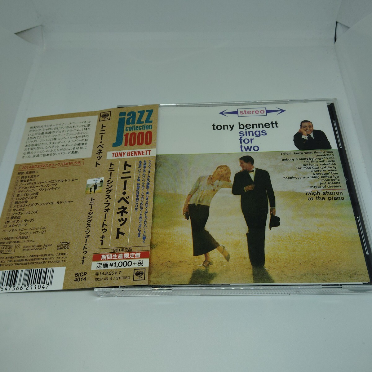 送料180円 トニー・ベネット / トニー・シングス・フォー・トゥ+1 /ラルフ・シャロンのピアノとのデュオアルバム拍卖