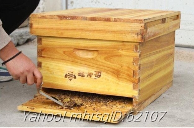 ミツバチ巣箱セット 養蜂 巣箱 キット 5フレーム ミツバチの巣箱 蜜蜂養蜂箱 木製の 蜜蜂の巣箱セット 養蜂器具 防水 防湿拍卖