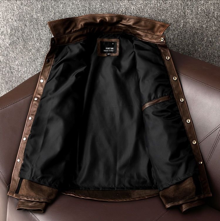 羊革 革ジャン 本革 カウハイド バイクレザー メンズファッション ヴィンテージ S~54XL拍卖