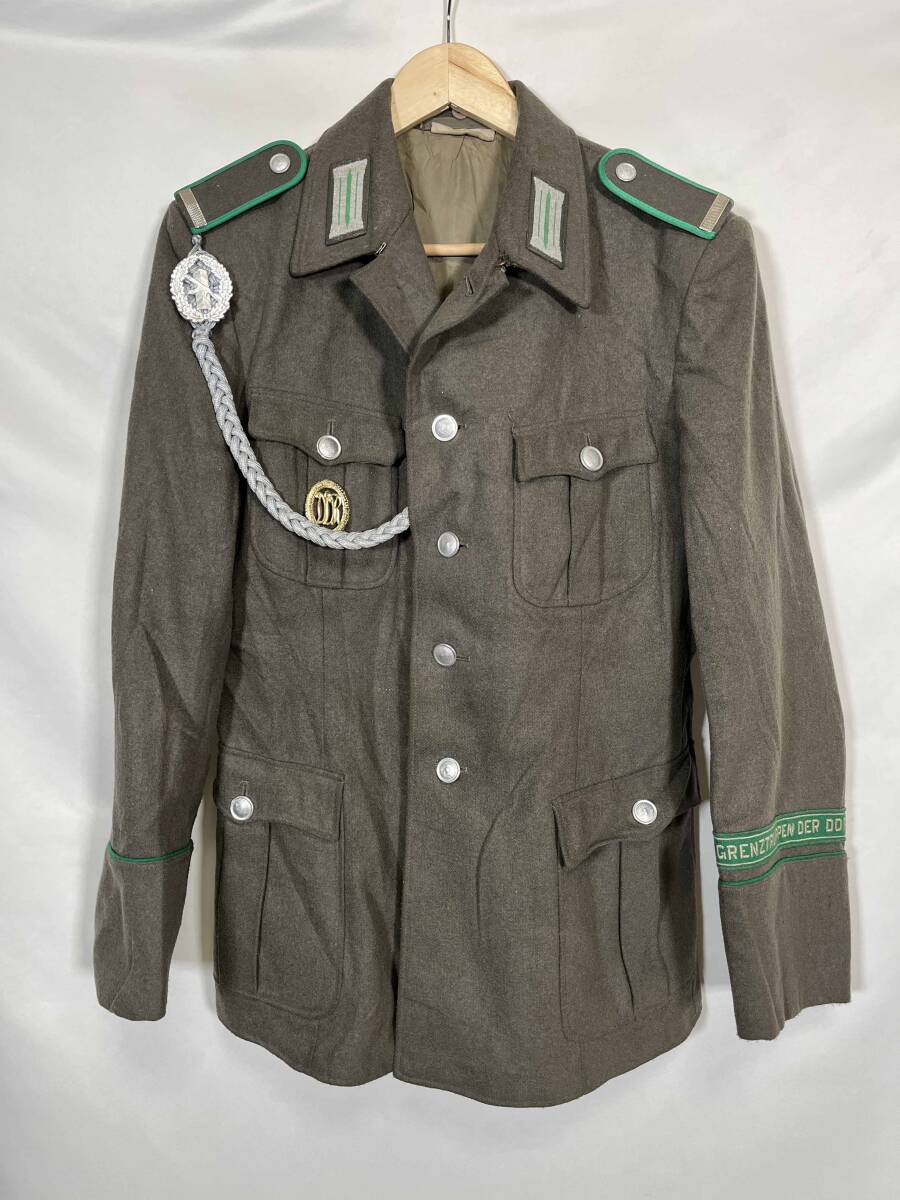実物 東ドイツ 東ドイツ軍 NVA 国境警備隊 Grenztruppe Der DDR 制服 ジャケット 中古品 放出品 東独 DDR 複数出品 J拍卖