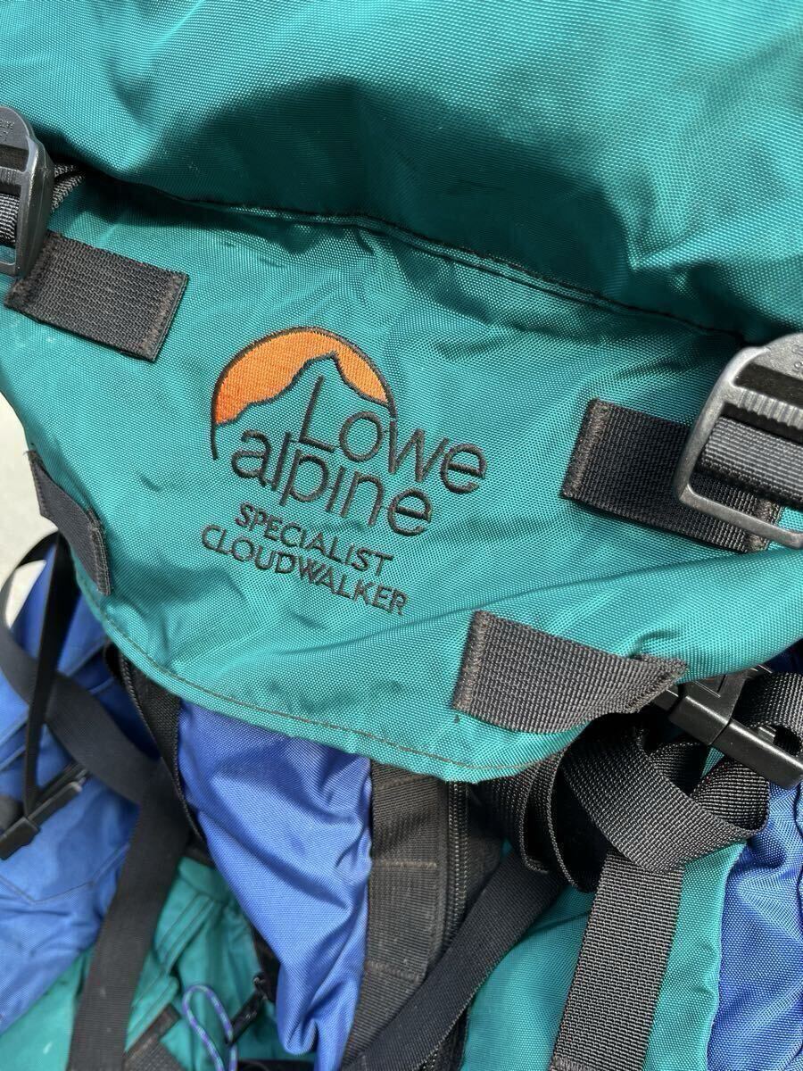 希少 ヴィンテージ 好配色 Lowe alpine SPECIALIST CLOUD WALKER 縦走登山 ザック 90年代拍卖