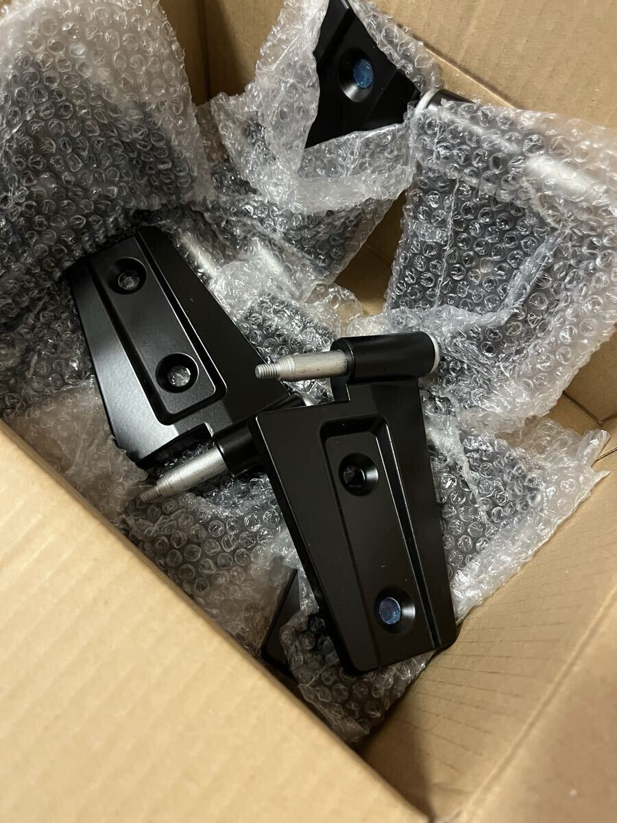 新品未使用 Jeep JK WRANGLER UNLIMITED ドア ヒンジ ブラック 8点セット ボルト付属 2007 〜 2018拍卖