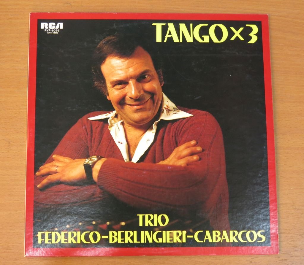 LP TANGO×3/FEDERICO-BERLINGIERI-CABARCOS RVP-6026 国内盤 中古品 (レコード レオポルド・フェデリコ・トリオ)拍卖