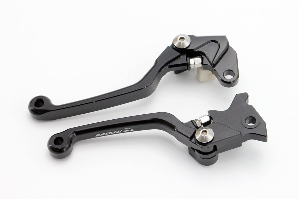 送料格安 セロー225 トリッカー ショートレバーセット ブレーキレバー クラッチレバー TT-R250 DT230ランツァ WR250X TW200 WR250R XT250拍卖
