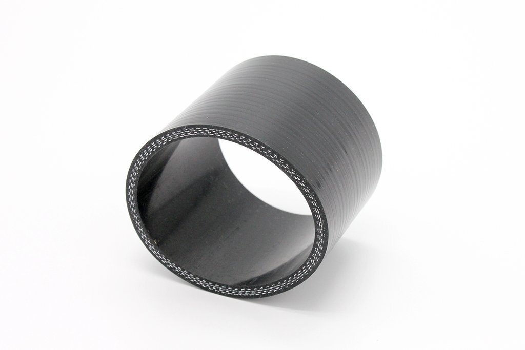 送料格安 80mm ストレート 強化シリコンホース 4層 ブラック 黒 4プライ インテークホース ラジエーター ヒーター 80Φ拍卖