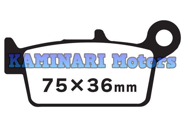 送料格安 XR600R XR650R リアブレーキパッド CR500R XR400R XR300R XR250Ⅲ CRM250R Baja CRE250 リヤパット拍卖
