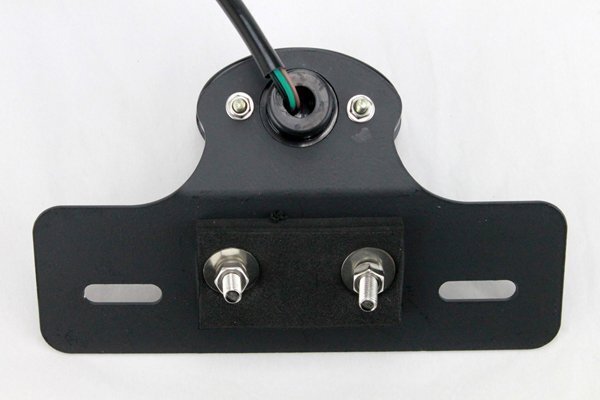 LEDテールランプ/ナンバーステー 黒/赤 エストレヤ バルカン400 W650 250TR エリミネーター400 W400 W800拍卖