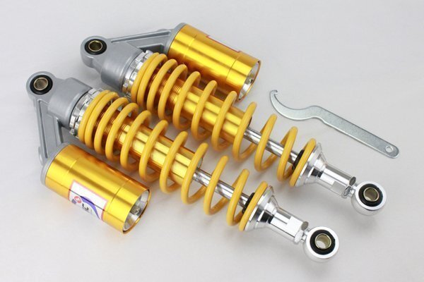 320mmリアサスペンション 黄/銀 GSX400インパルス リアショック イナズマ INAZUMA GSX400Sカタナ拍卖