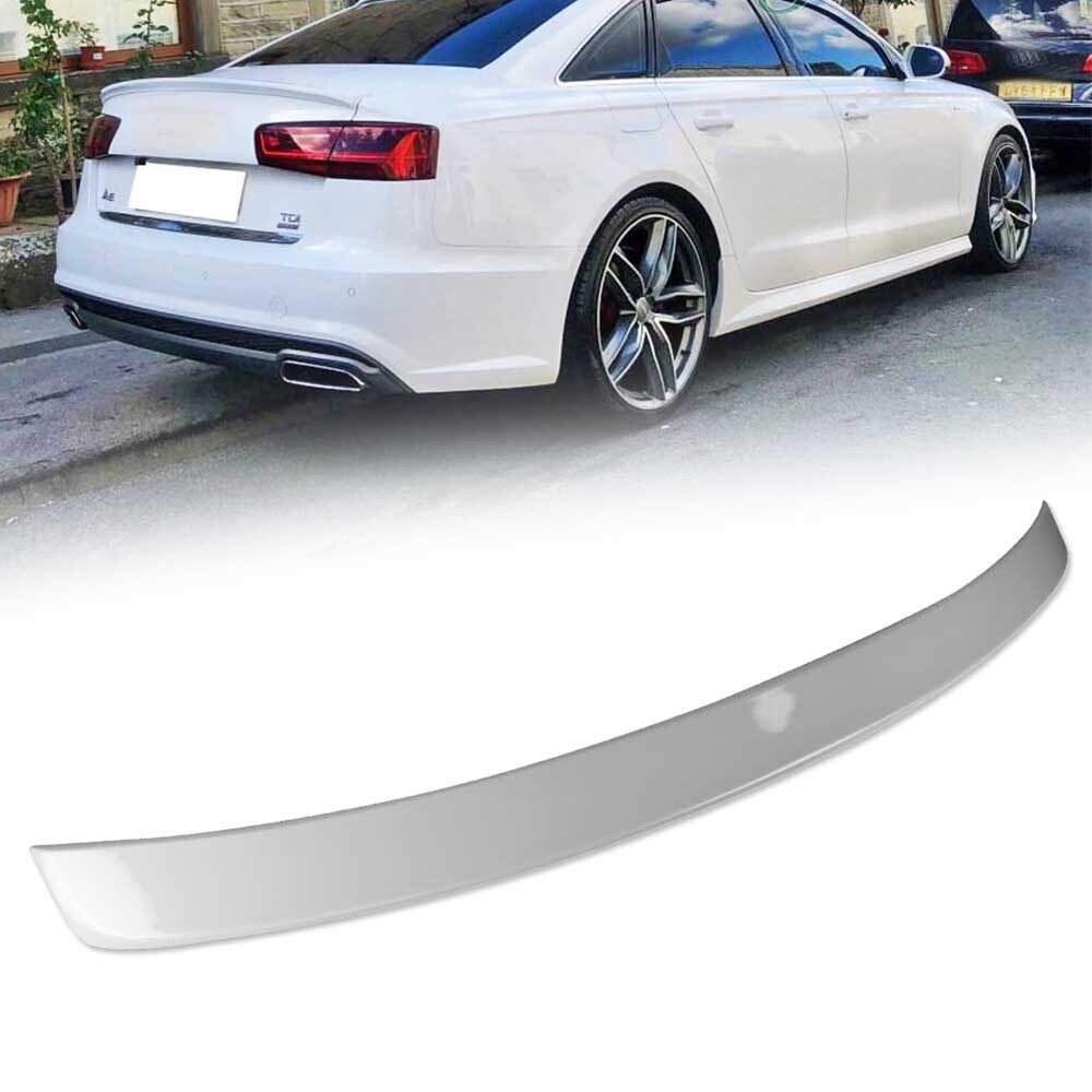 塗装込み 2012-2018 アウディ AUDI A6 S6 C7 リアトランクスポイラー ウィング D TYPE ABSの材質 各純正色対応拍卖