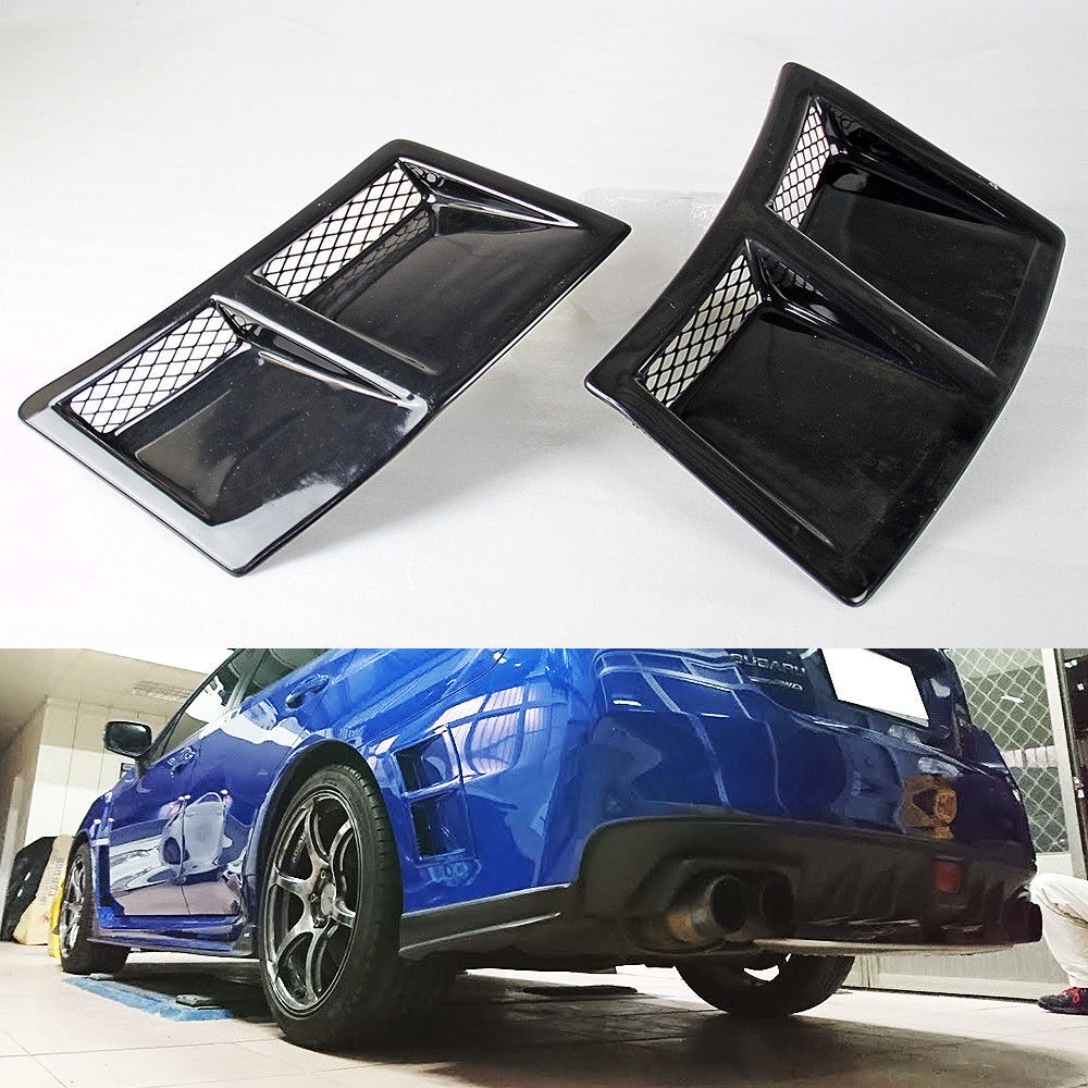 *在庫有即発送* 2015-2021 スバル WRX STI S4 VA セダン エアロ 未塗装の素地 リアサイド エアダクトカバー 左右セット ABSの材質拍卖