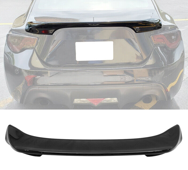 *在庫有即発送* 2012-2021 トヨタ 86 ZN6 スバル BRZ サイオン FR-S #D4S塗装済 (クリスタルブラックシリカ) リアトランクスポイラー TRD拍卖