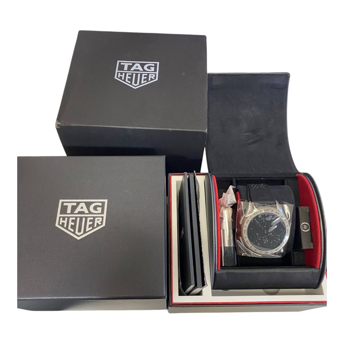 【ジャンク】TAG Heuer タグホイヤー E3SBG8A81.BT6222 スマートウォッチ 電源 不動品 箱有 KK7-434RL拍卖