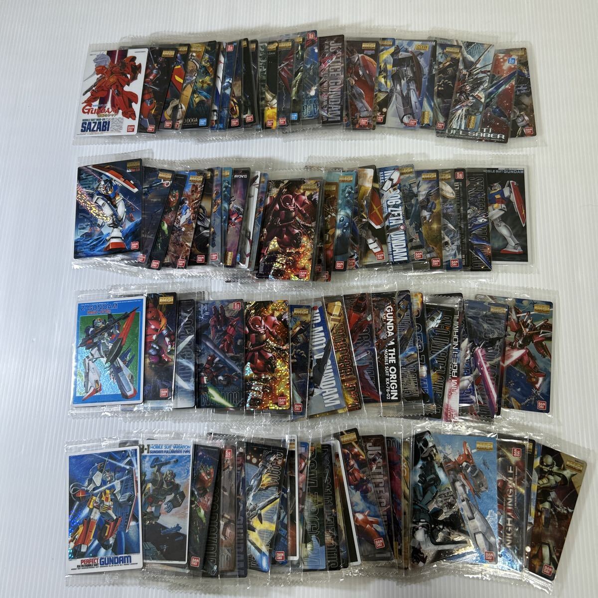 未開封 108枚 ガンプラ パッケージアートコレクション 等 カード ウエハース まとめ売り ガンダム MG 逆襲のシャア RX 78 サザビー BANDAI拍卖