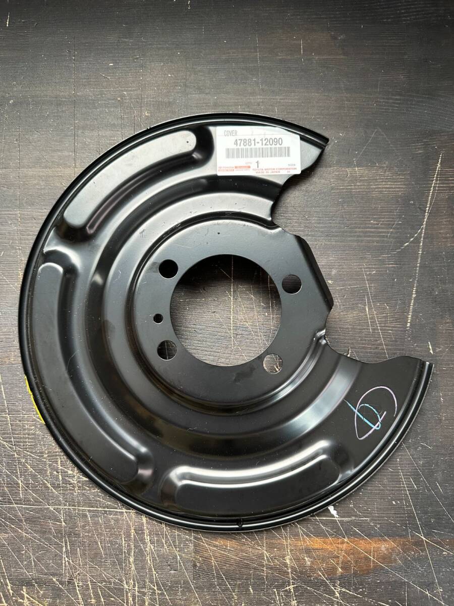トヨタ 純正 レクサス CT200H ディスクブレーキダスト カバー RR 右 Disc Brake Dust Cover Rear Right 47881-12090 TOYOTA 未使用 LEXUS拍卖