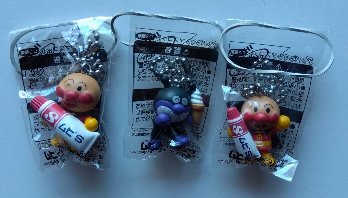 アンパンマン バイキンマン ストラップ キーホルダー 3種 ムヒ 非売品 2025年拍卖