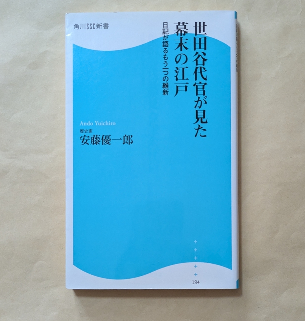 【即決・送料込】世田谷代官が見た幕末の江戸 日記が語るもう一つの維新 角川SSC新書 安藤優一郎拍卖