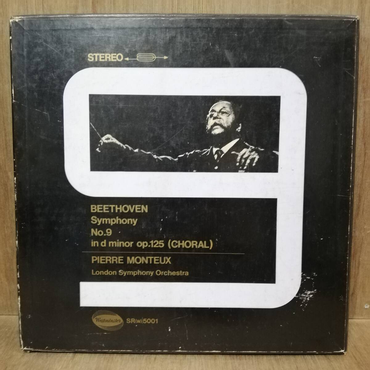 【LP+REHEARSAL 7inc BOX】 PIERRE MONTEUX LONDON SYMPHONY ORCHESTRA - BEETHOVEN SYMPHONY No.9 SR(W)5001 *23拍卖