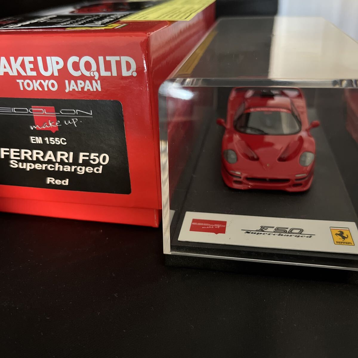 超レア!1/43 メイクアップ make up アイドロン フェラーリ f50 supercharged red ferrari 拍卖