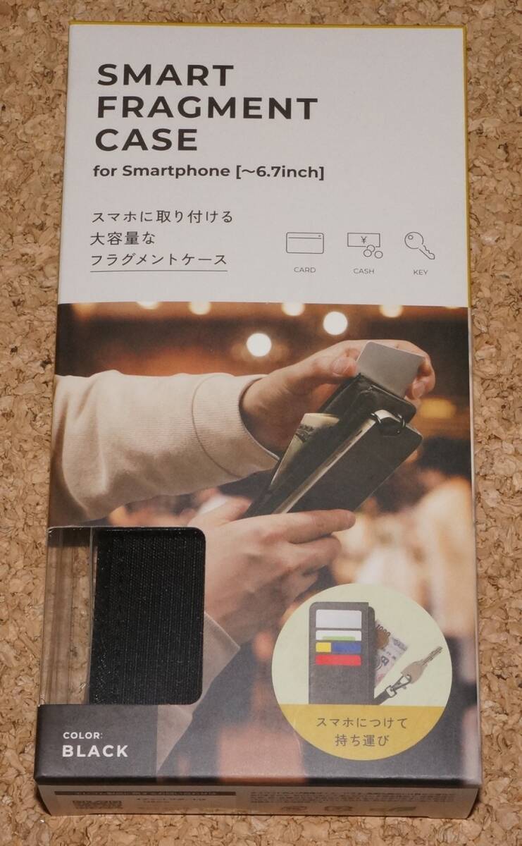 ☆新品☆ELECOM スマートフォン用 スマートウォレット フラグメントケース ブラック拍卖