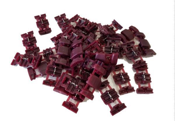 エレクトロタップ 赤タップ 【100個セット】 0.5~0.75sq 両開き拍卖