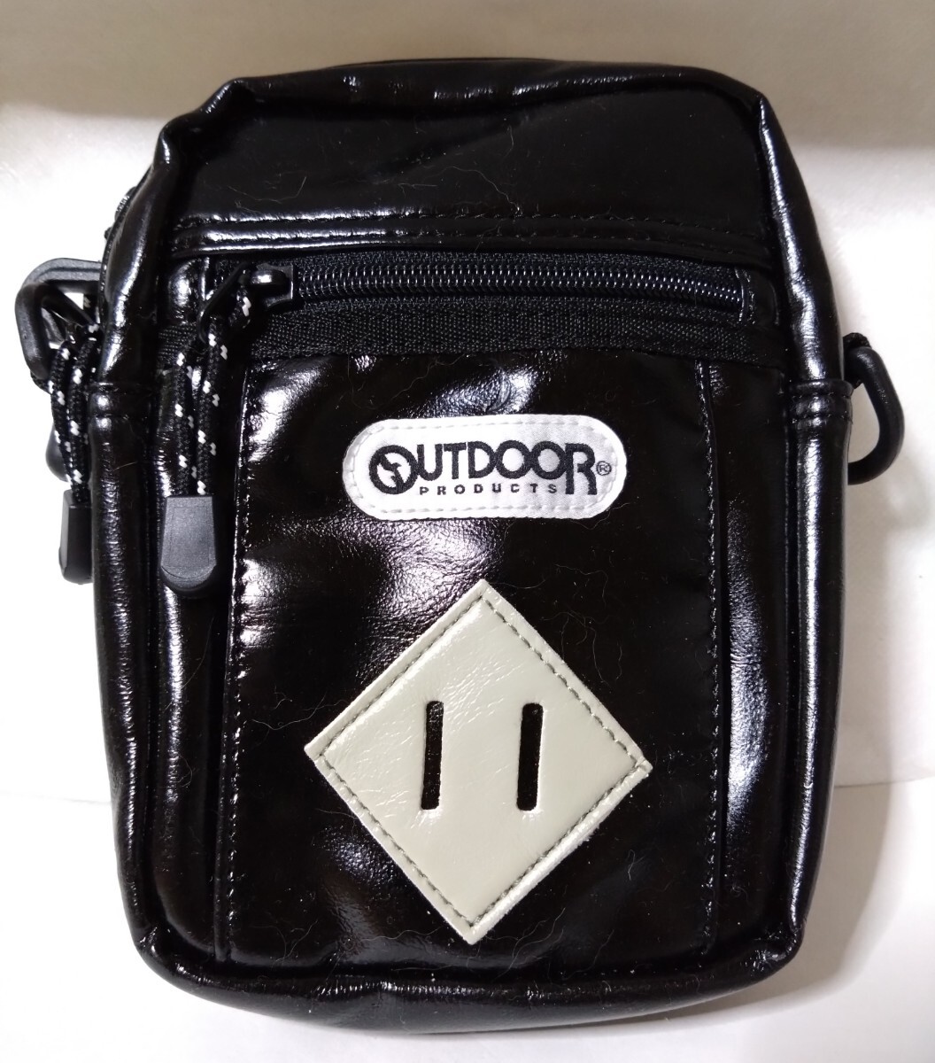 小型 ショルダーバッグ ブラック合皮 OUTDOOR拍卖