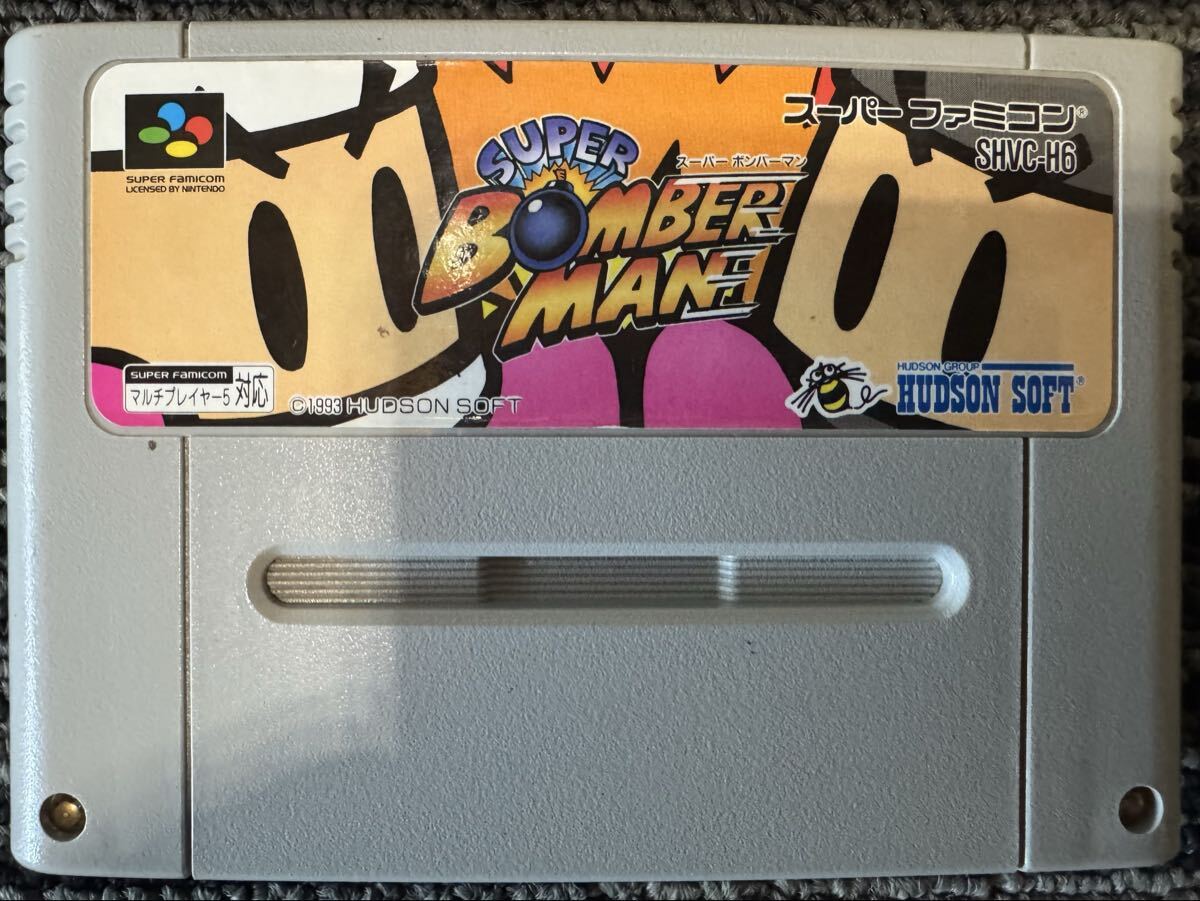 カセットのみ初期動作確認済 スーパーボンバーマン拍卖