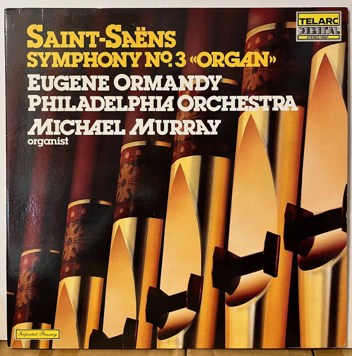 Eugene Ormandy Saint-Saens Symphony No.3 Organ LP ドイツ盤 TELARC10051 Audiophile拍卖