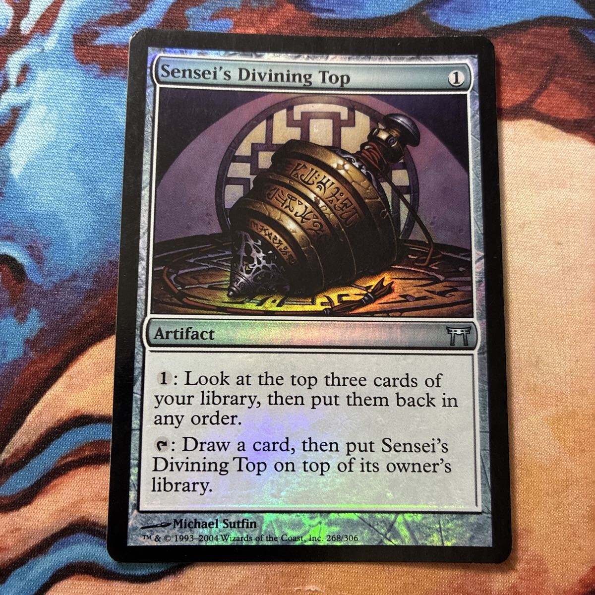 MTG マジックザギャザリング Foil 神河物語 英語 師範の占い独楽/Sensei's Divining Top拍卖