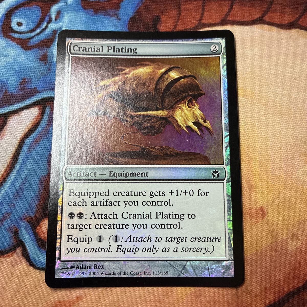 MTG マジックザギャザリング Foil フィフス・ドーン 英語 頭蓋囲い/Cranial Plating拍卖