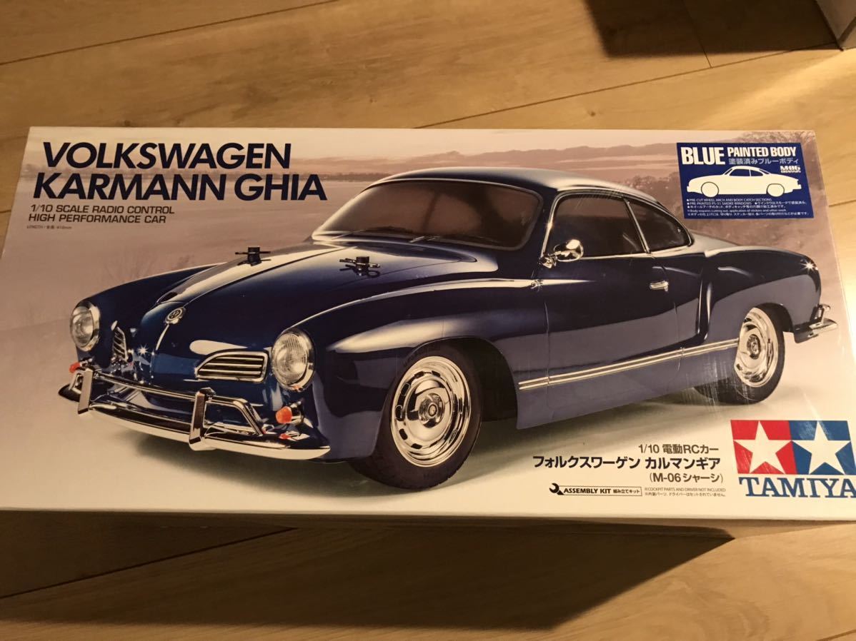 即決 タミヤ 1/10 フォルクスワーゲンカルマンギア 新品未組立拍卖