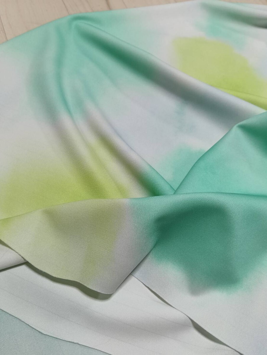 正規品 mina perhonen ミナペルホネン デザイン ニット 150cm幅 2mカット 生地 プリント加工拍卖