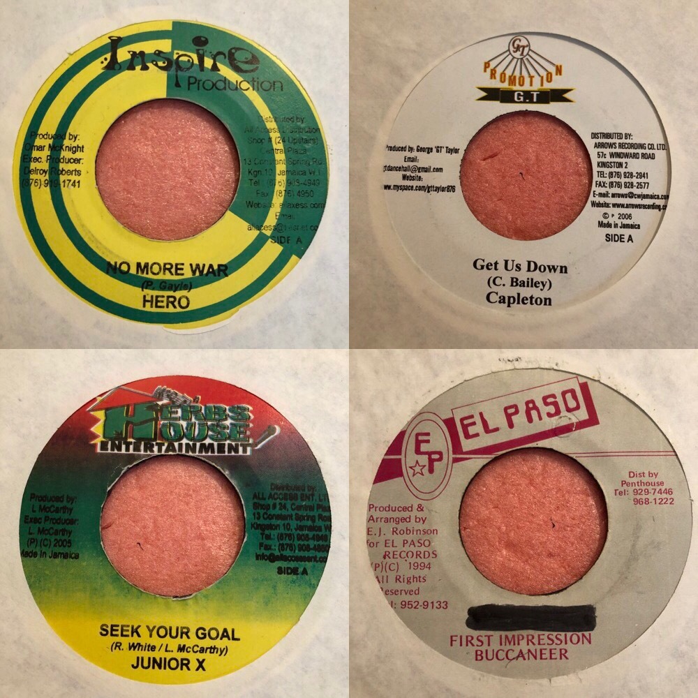 7” ジャマイカ盤 ダンスホールレゲエ 20枚セット⑤ Dancehall Reggae / JUNIOR X JOY WHITE SIZZLA ELEPHANT MAN BUSY SIGNAL拍卖