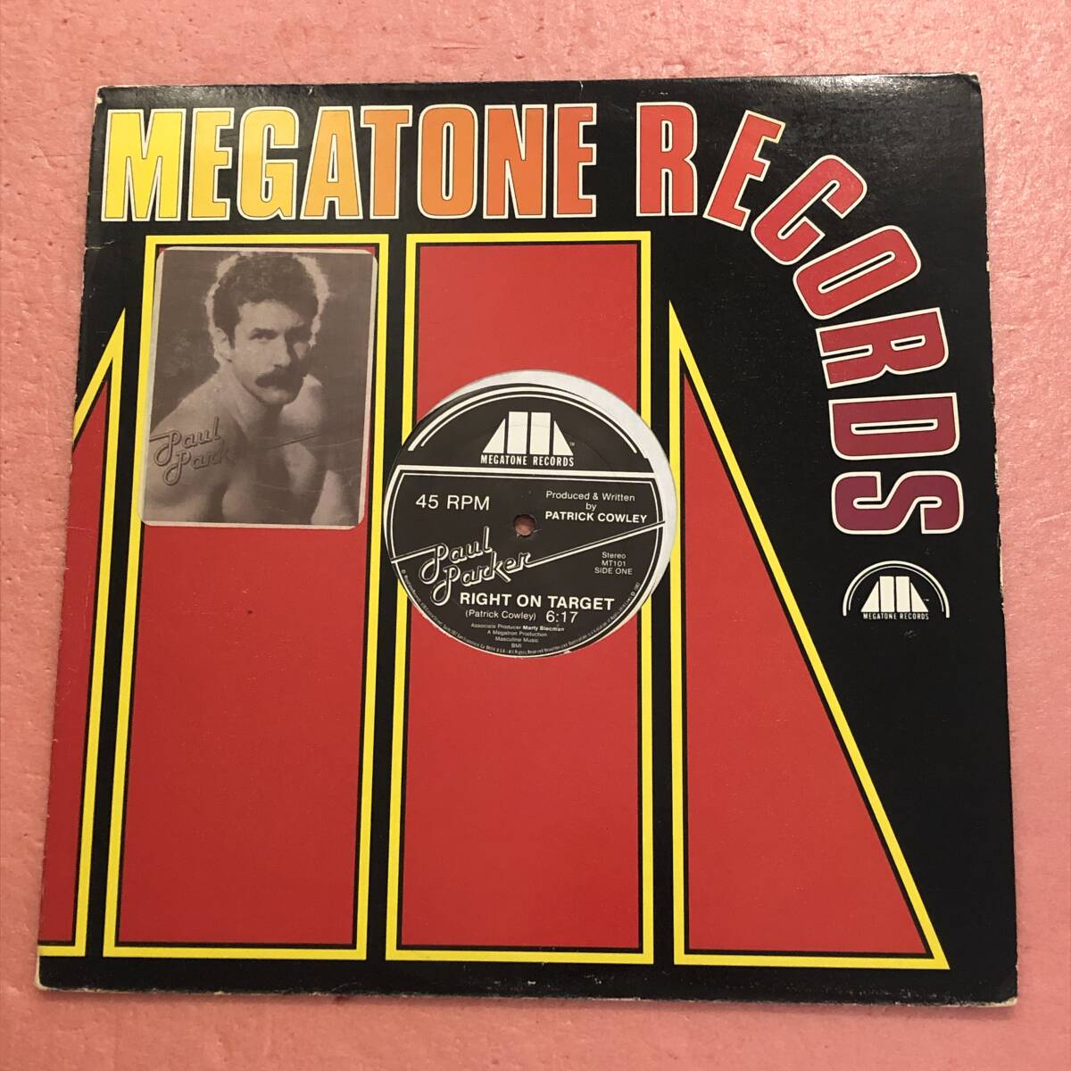 12” Paul Parker Right On Target / Pushin Too Hard ポール パーカー Hi NRG Patrick Cowley 拍卖