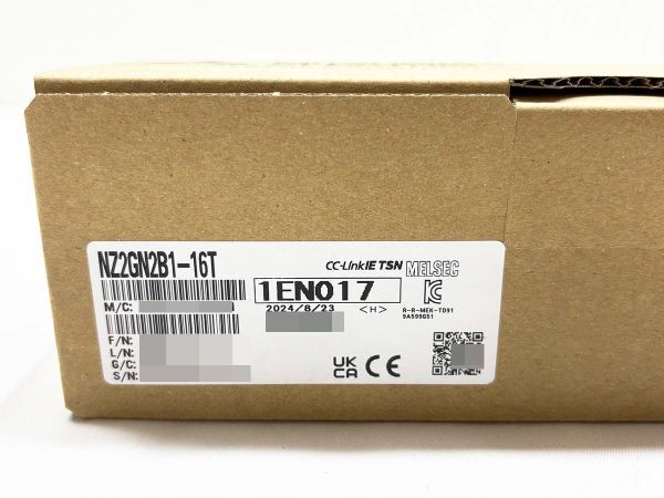◆未使用品 三菱電機 NZ2GN2B1-16T 2024年製 CC-Link IEフィールド スレーブユニット PLC 8NZ21F拍卖