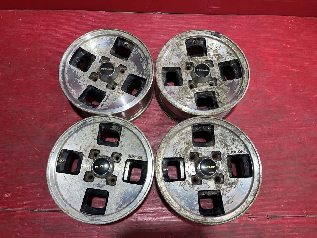 ダンロップホイール 13インチ 5.5j+19 114.3/4H 4本セット拍卖