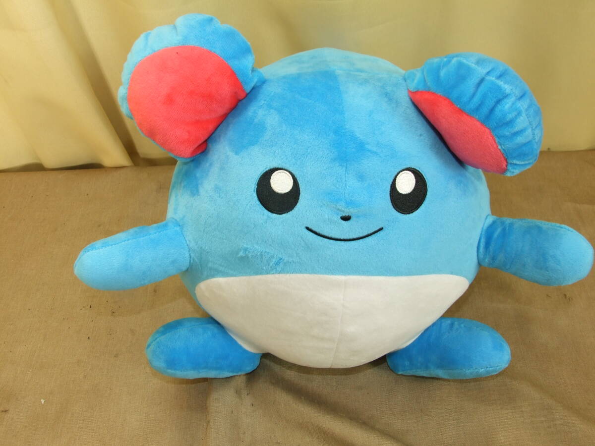 【未使用品】タグ付き ポケットモンスターめっちゃもふっとぬいぐるみ マリルー 約30㎝ アミューズメント景品 バンダイ 送料650円拍卖