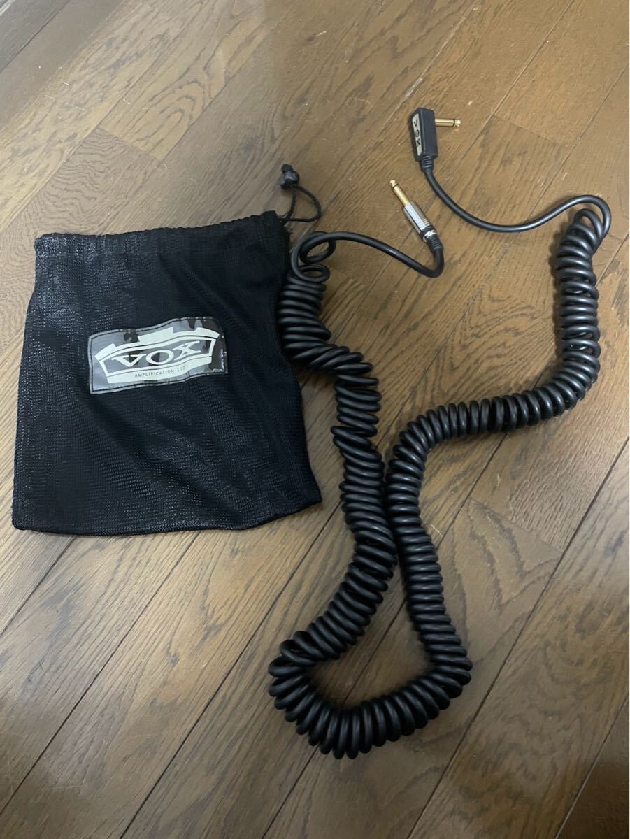 VOX ヴォックス ケーブル ギター ベースシールド Vintage Coil Cord カールコードタイプ ブラック拍卖