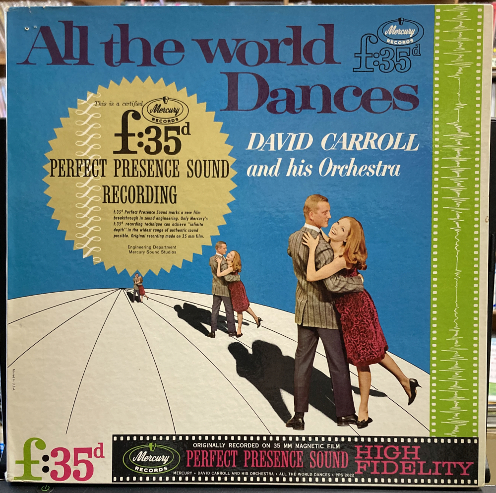 DAVID CARROLL/ALL THE WORLD DANCES 【中古LPレコード】 デイヴィッド・キャロル US盤 PPS2022拍卖