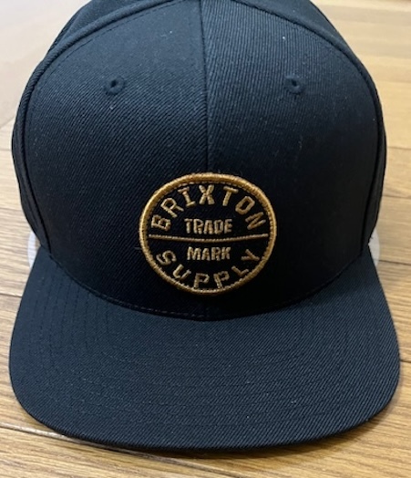 Brixton Oath III Snapback Hat Cap Black/Copper キャップ拍卖