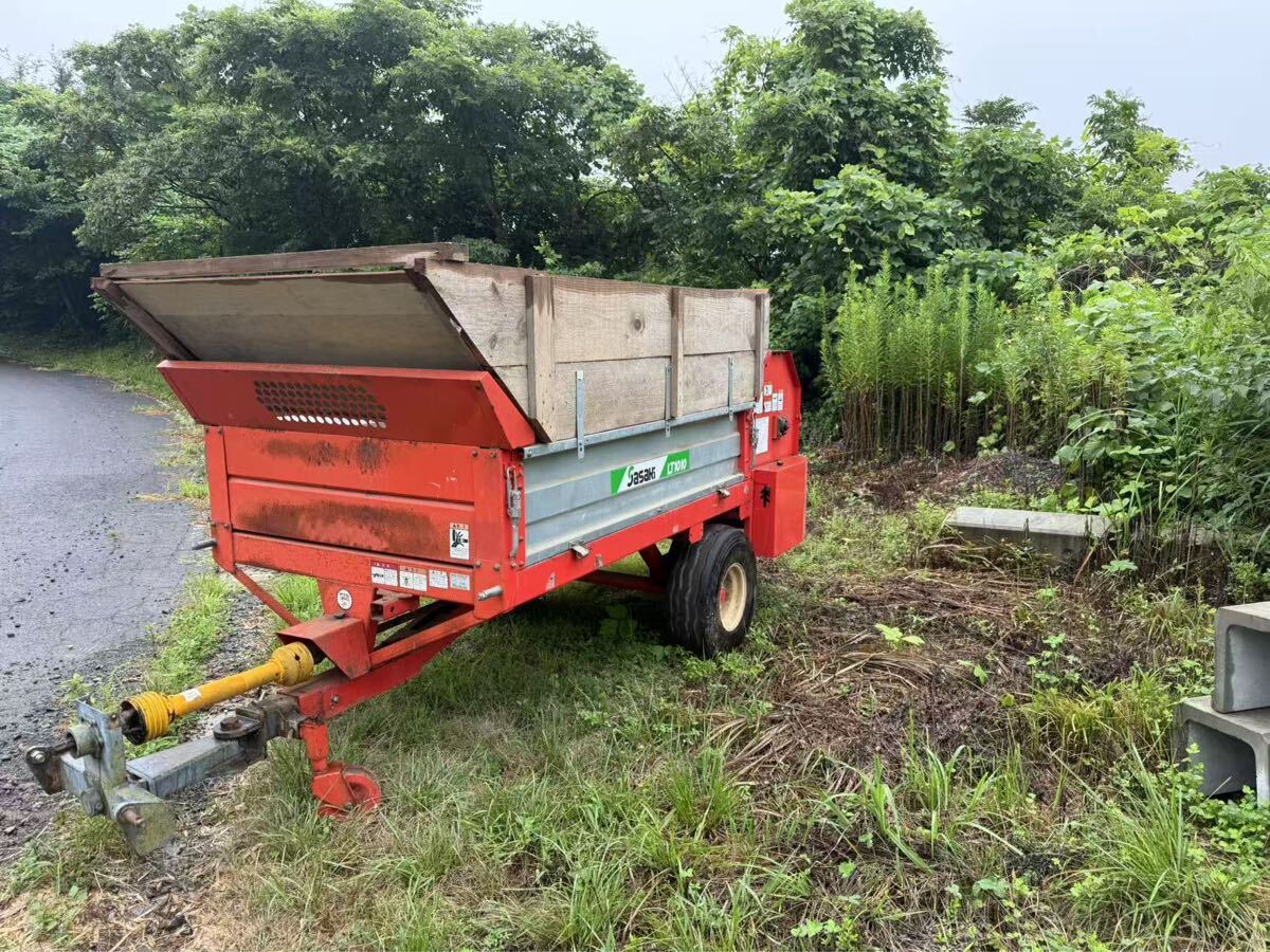 ササキ マニュアスプレッダー LT-1010K 散布幅1300mm最大積載量1000kg たい肥 堆肥 状販 宮城県角田市発拍卖
