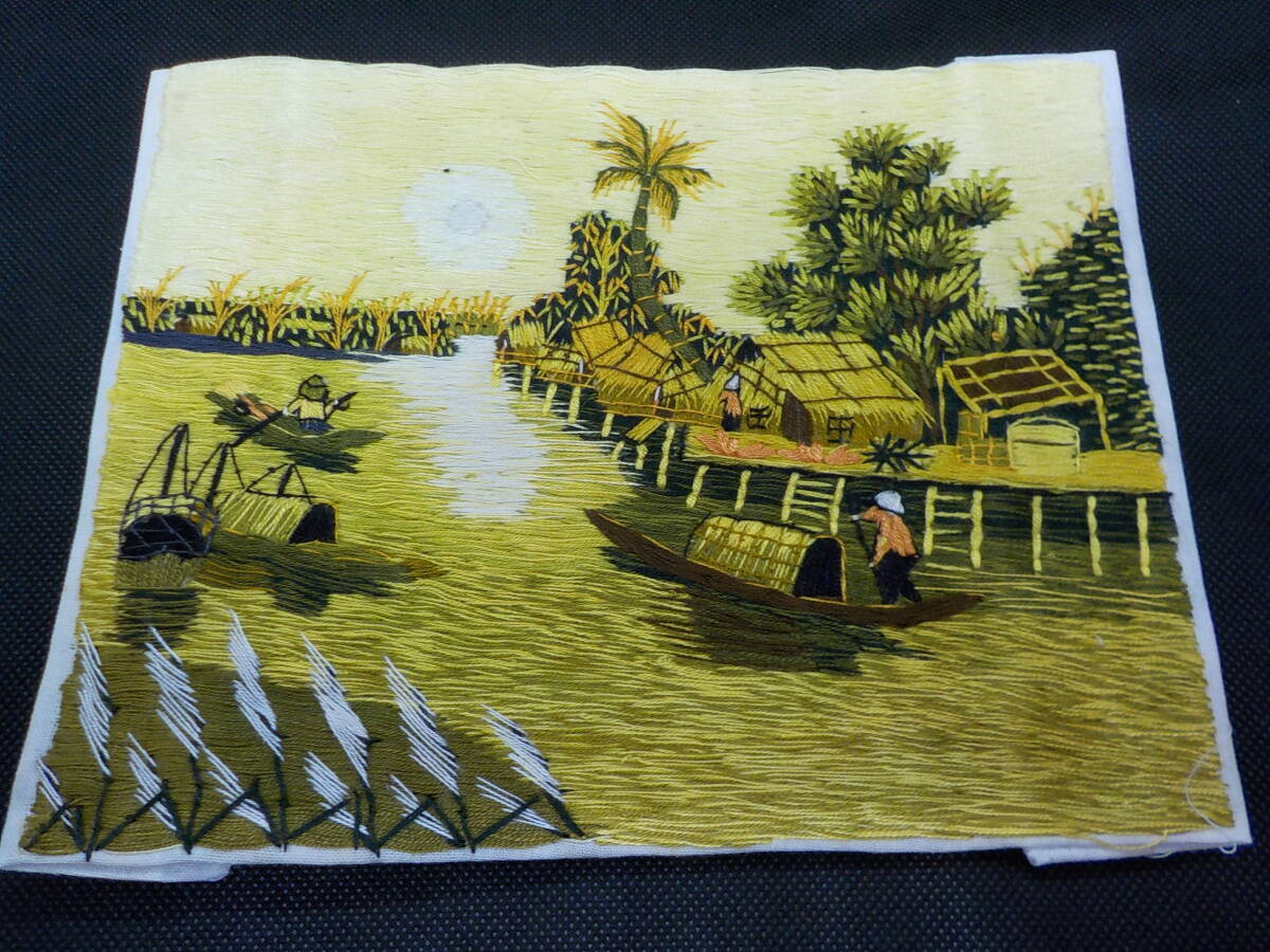 ★ベトナム刺繍★ハンドメイド★Vietnam★刺繍絵★刺繍アート★拍卖