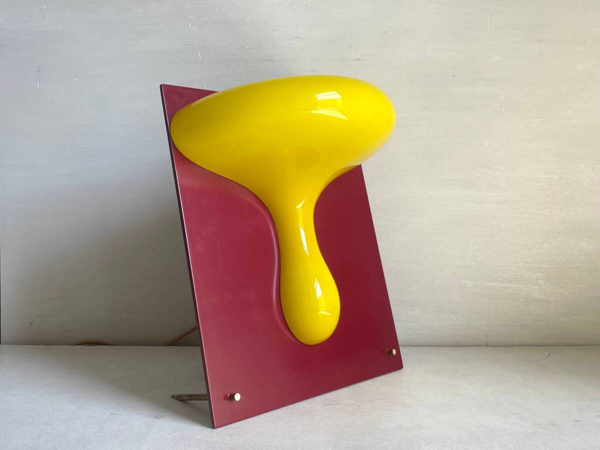 No.10521 テーブルランプ ムラノガラス シェード 高さ36cm murano glass table lamp 真鍮 brass拍卖