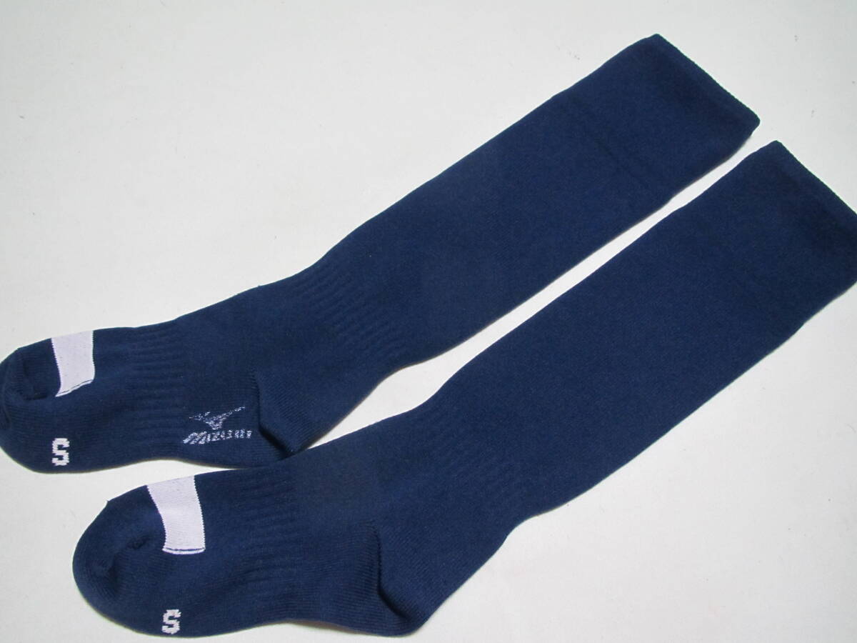中古 良品 MIZUNO ミズノ Liberta リベルタ サッカースクール S 16 17 18cm ソックス 靴下 子供用 ネイビー 紺 無地拍卖